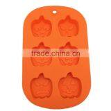 Halloween Pumpkin Silicone Baking Mold Cake Pan Cookie Pan Pudding Mold Jelly Mold thumbnail-2