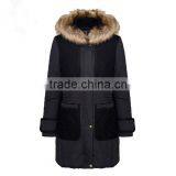 Faux Fur-Collar Lined Parka