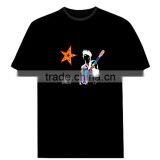 New Sound Activated Light up & Down LED EL T-Shirt LT-78 thumbnail-1