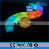 Colorful Led Plastic Bar Furniture Sets,bar Stool for Outdoor Party/salon