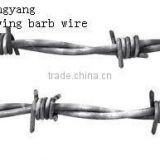 Drawing barb wire
