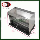 Pig feeding system five holes stainless steel double side automatic pig feeder