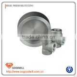 stainless steel high pressure cap pipe fitting