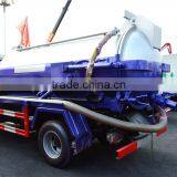 Capacity 4000l-5000l 4X2 Vacuum Sewage Tank Trucks in China thumbnail-3