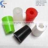 Different silicone bottle plug with through hole