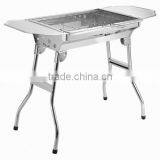 Mid-size Stainless Steel Folding BBQ Grills thumbnail-1