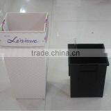 Rattan Plaited Articles Flowerpot,flower Pots,plastic Gardening Pots,square Flowerpot Tall