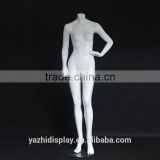 Fashion fiberglass sexy female headless mannequin for window display