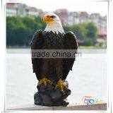Hot Sale Fiberglass Decoration Eagle Garden Animal Statue for Sale thumbnail-3