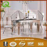 TH721 Low Price Dining Room Luxury Glass Table for Sale thumbnail-5