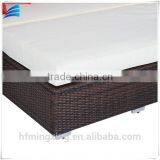 4 pc Outdoor Patio PE Rattan Sofa Cum Bed&price of Sofa Cum Bed thumbnail-4