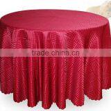 Hotsale Mahogany Jacquard Table Cloth for Hotel Restaurant Weddings thumbnail-1