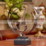 European Vintage Resin Bronze Monkey Statues thumbnail-2