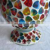 Wedding Favors Shapes Colored Mosaic Murano Art Glass Vase thumbnail-3