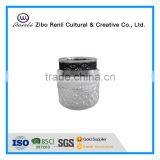 Clear Glass Candle Jars Wholesale With Ribbon Decoration thumbnail-2