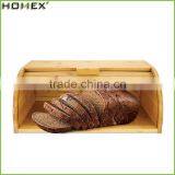 Bamboo Sandwiches Bread Bin French Bread Box Homex BSCI/Factory thumbnail-1