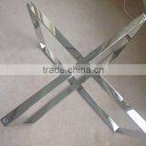 Chrome Metal Dining Table Base thumbnail-5