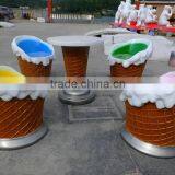 Ice Cream Table and Chair for Hotel or Bar thumbnail-4