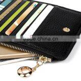 Genuine Leather Multi Card Holder Wallet With Zipper Pocket for Men&Women thumbnail-4