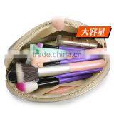 PU Leather Portable Bag Cosmetic Bag Large Capacity Wash Trumpet Storage Bag thumbnail-2