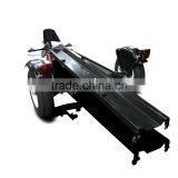 Single-Rail Folding Enclosed Motorcycle Pull Behind Utility Cargo Trailer thumbnail-2