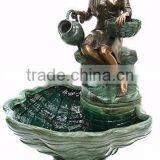 China Bronze Skulpturen Metal Crafts Garden Decoration Bronze Femme Fontaine thumbnail-2