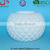 New Design Pineapple Shape White Ceramic Tealight Candle Holder thumbnail-3