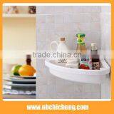 2016 Triangle Corner Storage Rack Plastic Unique Plastic Bath Corner Holder thumbnail-2
