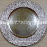 SILVER FOIL PP PLASTIC CHARGER PLATE thumbnail-1