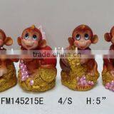 Polyresin New Year Souvenir 2016 Monkey thumbnail-3