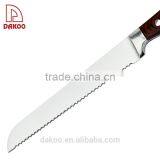High Quatity Red Color 8" Bread Knife With Pakka Wood Handle thumbnail-4