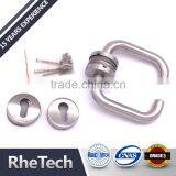 ANSI UL Fire Rated Hotel Stainless Steel Mortise Privacy Passage Door Handle Lock thumbnail-1