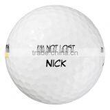 Printed Logo Tournament Ball Golf Range Ball Gift Ball thumbnail-4