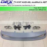 Auto Part Universal Exhaust Rear Diffuser Kit for Aut--i Modified to W12 thumbnail-1