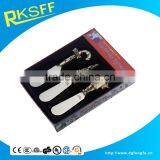 Christmas Butter Knife Cheese Tools Tableware With Zinc Alloy Handle and Stainless Steel Blade thumbnail-5