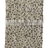 High Quality Nepal Handmade Stone Pebble Design Rectangular Felt Ball Carpets/rugs thumbnail-1