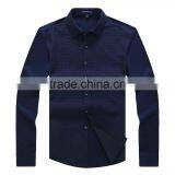 Mens Long Sleeve Hign Design Class Fashion Cotton Polo t Shirt thumbnail-1