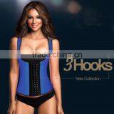 Women's Latex Waist Cincher Spiral Steel Boned Tummy Shapewear Girdle thumbnail-1