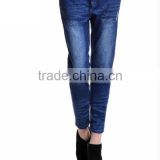 2015 fashion design low price ladies jeans