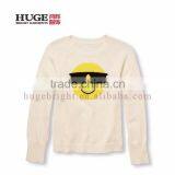 Girls Long Sleeve Lntarsia Baby Knitted Sweater thumbnail-1