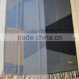 2017 the Latest Stylish Lady Soft Jacquard 100%viscose Plaid Scarf thumbnail-1