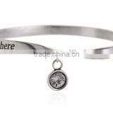 2016 Fashion Inspired Words Bangle Bracelet Latest Design Daily Wear Bangle Best Friend Bangle thumbnail-3