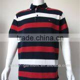 Stripe Fashion Mens Polo Shirt thumbnail-1