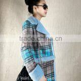 Autumn Winter New 2016 Slim Short Women's Full Pelt Wool Sheep Shearing Real Fur Coat Thick Outerwear Coats Women Jacket Hot thumbnail-2