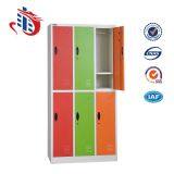 Customized Colorful Dressing Room 6 Door Steel Wardrobe Staff Lockers thumbnail-2