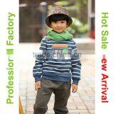 Latest Fancy Stripe Zipper Pocket Design Cute Children's Clothing thumbnail-4