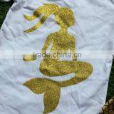 Baby Girls Boutique Clothing Girls Mermaid Outfits Summer Clothing Shorts With Matching Headband thumbnail-2