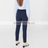 Logo Accepted Graceful Breathable Navy Blue Jogger Skinny Leg Dress Pants thumbnail-2