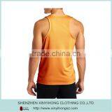 Wholesale 100% Polyester Mesh Anti-pilling Fabric Mens Tank Top With Your Design thumbnail-2