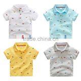 Wholesales Summer Kids Boys Casual Printing Polo T-shirt thumbnail-1